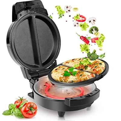 Image of Duronic Electric Omelette Maker OM60 Non Stick Dual Machine No Flip Egg Cooker with Removable Plates 600W Compact for Omelettes &amp; Poached Eggs