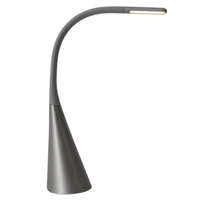 Image of Alf Dimmable LED 65cm Desk Task Lamp Grey 3000K Touch sensor with USB