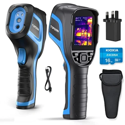 Image of TOPDON Thermal Camera TC005, 256x192 IR Resolution Imager with 2MP Visual Len, 12 Hour Battery Life/ 20C to +550C Temperature Range, Video Record, PC 2D/3D Analysis