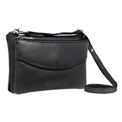 Image of STILORD &#039;Merle&#039; 3 in 1 Shoulder Bag Handbag Wristlet Leather Elegant Women&#039;s for Shopping Disco Leisure Genuine Leather, Colour:black