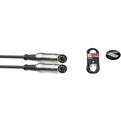 Image of Stagg SMD1 1 m 5 Pin DIN Male Connector Midi Cable
