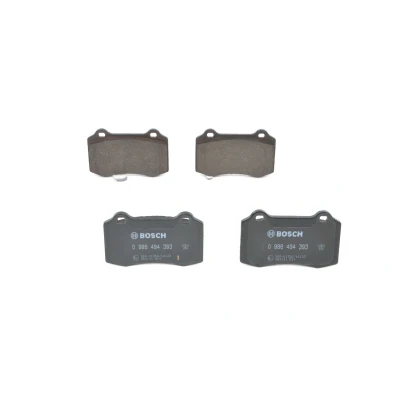 Image of 6KL698151, C2C8361, JLM21282, JLM2182, MXD2750AA Brake pad set BOSCH 0 986 494 393 Low Metallic with anti squeak plate, mounting manual