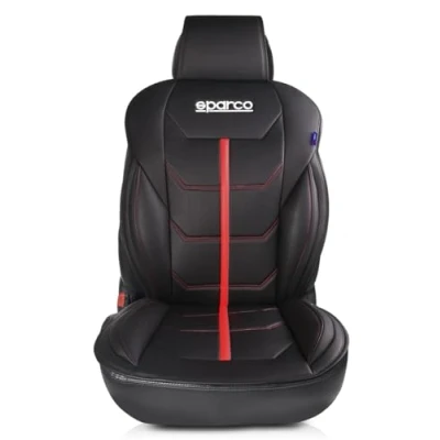 Image of SPARCO CORSA 1 Backrest Spc Ferrara BLACK / RED (Ferrara)