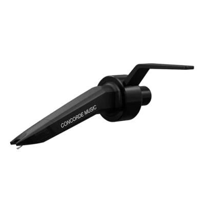 Image of Ortofon Concorde Music Black Moving Magnet Cartridge naked Shibata diamond easy installation very wide sound spectrum &amp; exceptionally high resolution