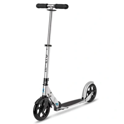 Image of Micro Scooters Classic Adult Scooter Big Wheels City Commuting Foldable Matt Silver