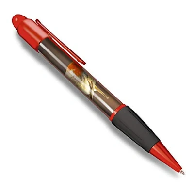 Image of Destination Vinyl ltd Beautiful and comfortable Red Ballpoint Pen (Black Ink) Robin Redbreast Bird Animals Birds #8701