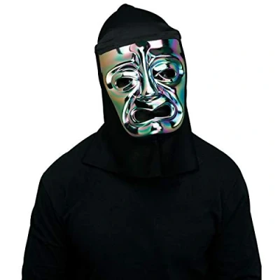 Image of Funworld Oil Slick Metallic Tragedy Mask