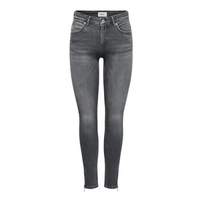 Image of ONLY Women&#039;s ONLKENDELL Life RG SK ANK TAI862 NOOS Pants, Medium Grey Denim, 27W x 32L