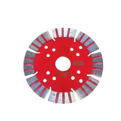 Image of 115mm, 4.5&quot; Diamond Cutting Disc with Turbo Slant, PTI Saw Blade Segmented Professional Discs Porcelain, Granite, Marble, Concrete, Tiles, Stones, Bricks oscillating 4.5 inch, Bore:22.23mm