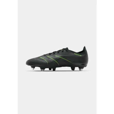 Image of adidas Unisex Predator League Soft Ground Football Boots, Core Black/Carbon/Lucid Lemon, 6 UK