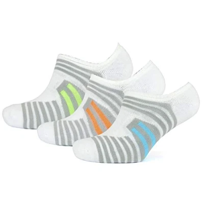 Image of Thingimijigs 3 Pairs Mens Trainer Liner Sports Socks White