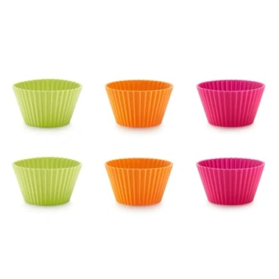 Image of Lékué 200 ml American Muffin Cup, Pack of 6, Multi Colour (0240102SURM033)