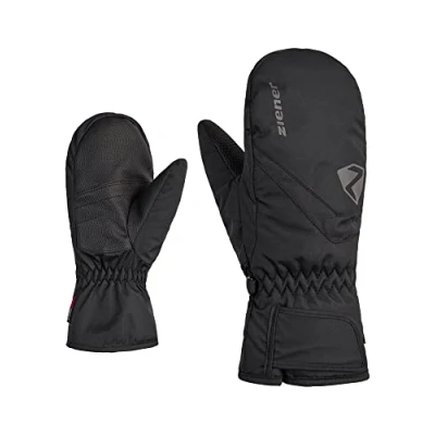 Image of Ziener Children&#039;s LORIANO Ski Mittens/Winter Sports Waterproof, Breathable, Black, 7