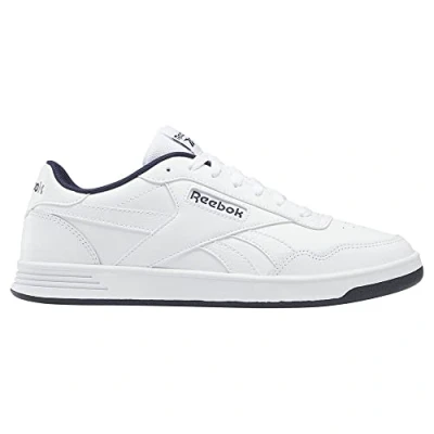 Image of Reebok Unisex Court Advance Sneakers, Ftwwht Vecnav Ftwwht, 2.5 UK