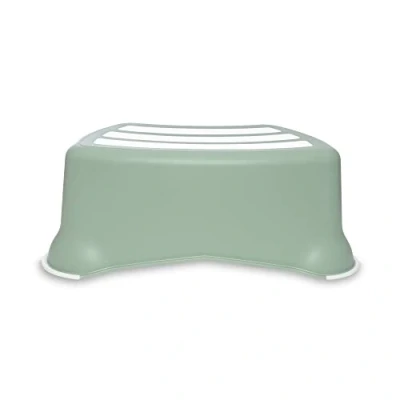 Image of My Little Step Stool Green Pastel for Toddlers, Anti Slip Toilet Training Kids to Reach The and Sink