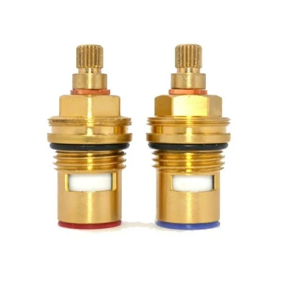 Image of Tap Cartridge Compatible with Blanco 000649 000648 Silk Arch Delta Cadet Vicus Replacement 1/4 turn Valves (Pair)