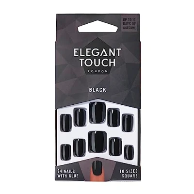 Image of Elegant Touch Core Colour Nails Black