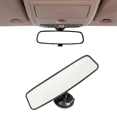 Image of Rear View Mirror for Driving Test Interior Instructor Adhesive Suction Cup Car SUV CRV