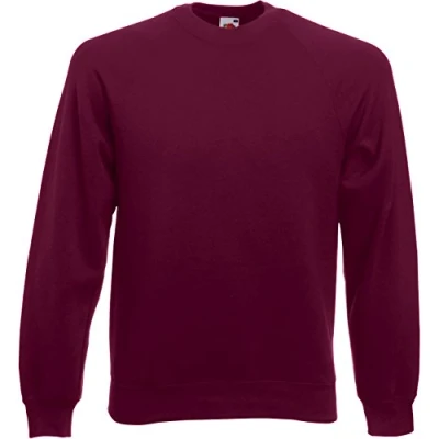 Image of Fruit of the Loom Men&#039;s Set In Classic Sweater, Burgundy, Medium