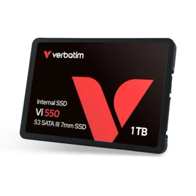 Image of Verbatim Vi550 S3 SSD internal 1TB Solid State drive 2.5&#039;&#039; SATA III interface with 3D NAND technology high performance up to 560MB/s black