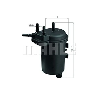 Image of 76683148 Fuel Filter MAHLE ORIGINAL KL 432 In Line 8mm 8,0mm RENAULT: MEGANE 2, SCENIC 2 Kombi