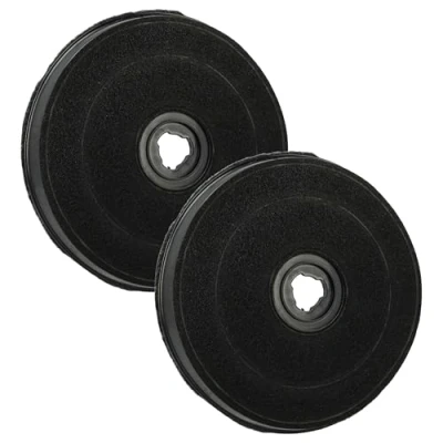 Image of vhbw 2x Filter Activated Carbon compatible with De Dietrich DHC109XE1 FAC 519, GZD 0160, HB1655E1 ECO E233, HB1955E1 E233 Extractor Fan