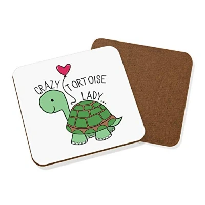 Image of Crazy Tortoise Lady Coaster Drinks Mat