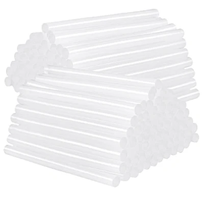 Image of KEILEOHO 500 PCS 7mm x 100mm Hot Glue Gun Sticks, Clear Mini Melt Adhesive Sticks for DIY Craft