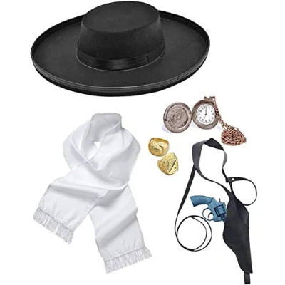 Image of Mega_JumbleSale® Fancy Dress Detective Style Murder Mystery Alfie Solomons Peaky Blinders 20s 1920&#039;s Gangster Tommy Shelby Stag Night Costume Kit
