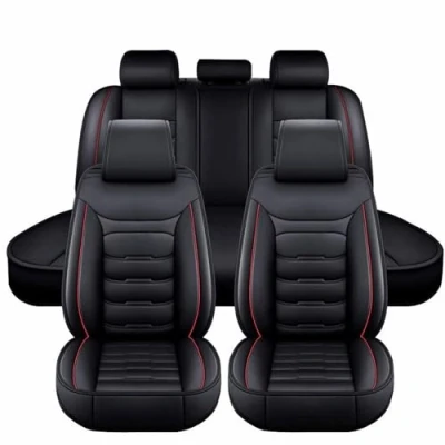 Image of Car Seat Covers for Audi A1 (GB) Sportback Cover,NonSlip Waterproof Breathable Cushion Protector,All seasons Faux Leather Full Set