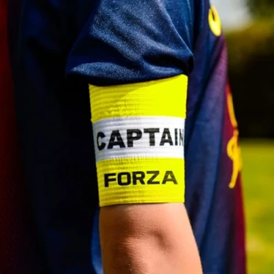 Image of FORZA Captains Armbands Adult &amp; Junior Elastic Sport Arm Band for Football, Rugby More [7 Colour Options] (Fluro Yellow, Junior)