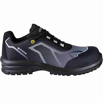 Image of Base OREN ESD S3 Smart Evo Low Shoes Black/Grey UK 11 EU 45