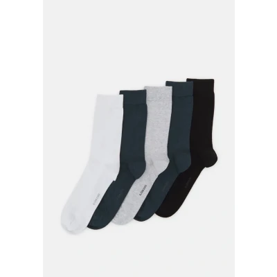 Image of Björn Borg Essential SOCK 5 PACK Socks, Men&#039;s, Size: 7 11, Black/blue/grey