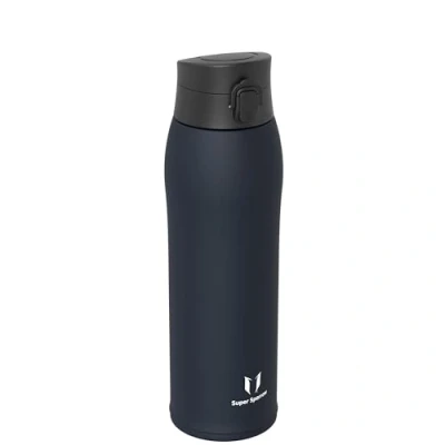 Image of Super Sparrow Insulated Water Bottle Travel Mug 950ml Stainless Steel Bottles BPA Free Leakproof Metal Includes 2 Lids, Straw Lid &amp; Spout