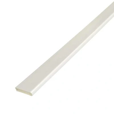 Image of White, 30mm x 5m Cloaking Fillet uPVC Plastic Window Door Architrave Trim