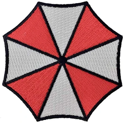 Image of Super6props Umbrella Corporation Logo Iron on Patch (75mm)