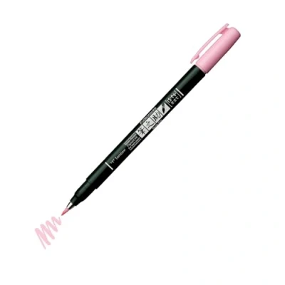 Image of Tombow Brush Pen Fudenosuke pastel for black paper, soft pink