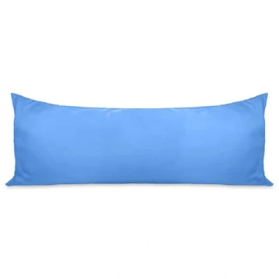 Image of Bedding Home Pregnancy Support Full Body 6Ft Bolster Pillow 100% Hollow Fiber Filled Maternity Long for Sleeping (Super King, 6 Feet, Sky Blue)