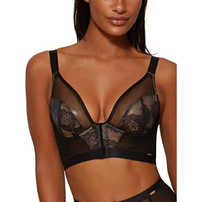 Image of Gossard Women&#039;s Femme Bralet Bra, Black, 30B UK
