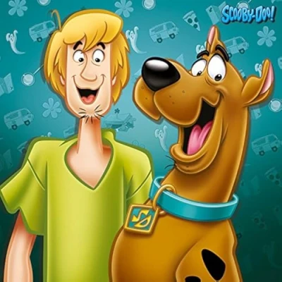 Image of Pyramid International Doo (Shaggy &amp; Scooby) Canvas Print 40 x 40cm, Wood, Multi Colour, 1.3 cm