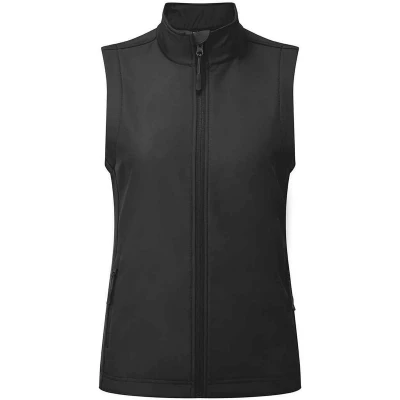Image of Premier Womens/Ladies Windchecker Gilet (Black) Size Large
