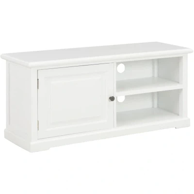 Image of vidaXL TV Cabinet White 90x30x40 cm Wood