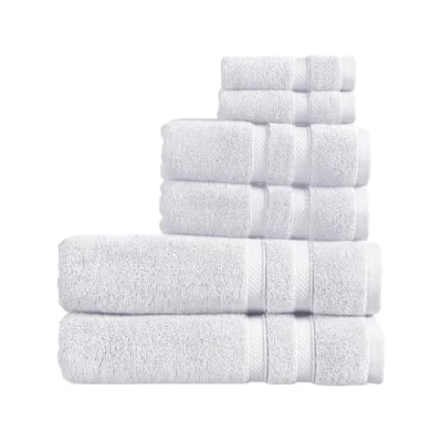 Image of Christy Chroma Bath Sheet Set of 6 2 Face Hand Sheets Highly Absorbent Heavyweight 675GSM Bold and Bright Soft Smooth Shower Towels 100% Cotton White