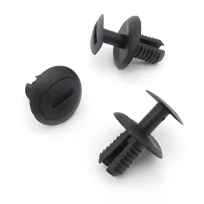 Image of VVO Fasteners Black Plastic Front Bumper &amp; Trim Fastener Clips for Seat Ibiza, (Pack of 10)