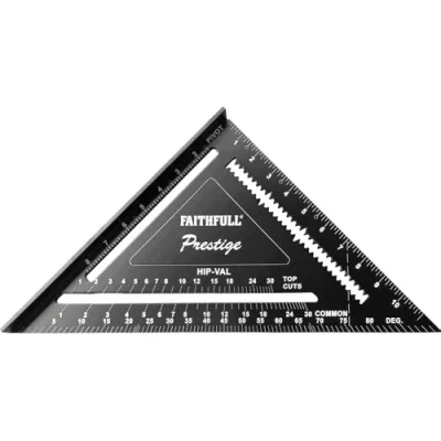 Image of Prestige Quick Square Black Aluminium 300mm (12in)