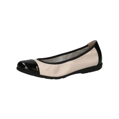 Image of CAPRICE Women&#039; 9 22152 42 Ballet Flat, Nut Comb, 9.5 UK