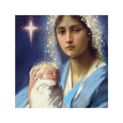 Image of Marie Curie Mary &amp; Child Christmas Cards Pack of 10