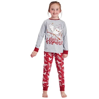 Image of Girls Harry Potter Pyjamas Back to Hogwarts Character Nightwear (Harry Hogwarts, 11 12 Years)