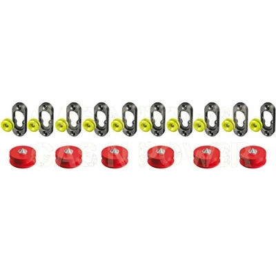 Image of Button Fix Type 1 Flush Bracket Marker Guide Kit Connecting Panels x10 + 6 Tools
