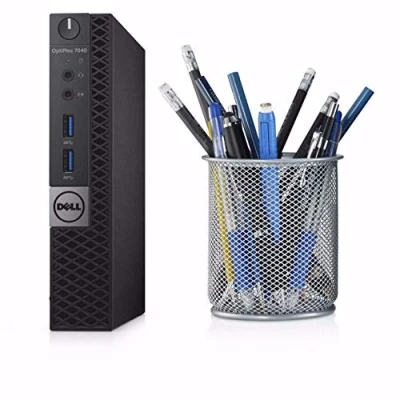 Image of Dells OptiPlex 3020 Micro Desktop PC (Intel Core i5 4160T 2.0 GHz, 8 GB RAM, 500 HDD, WLAN, Integrated Graphics, 64 Bit Windows 10 Pro) (Renewed)